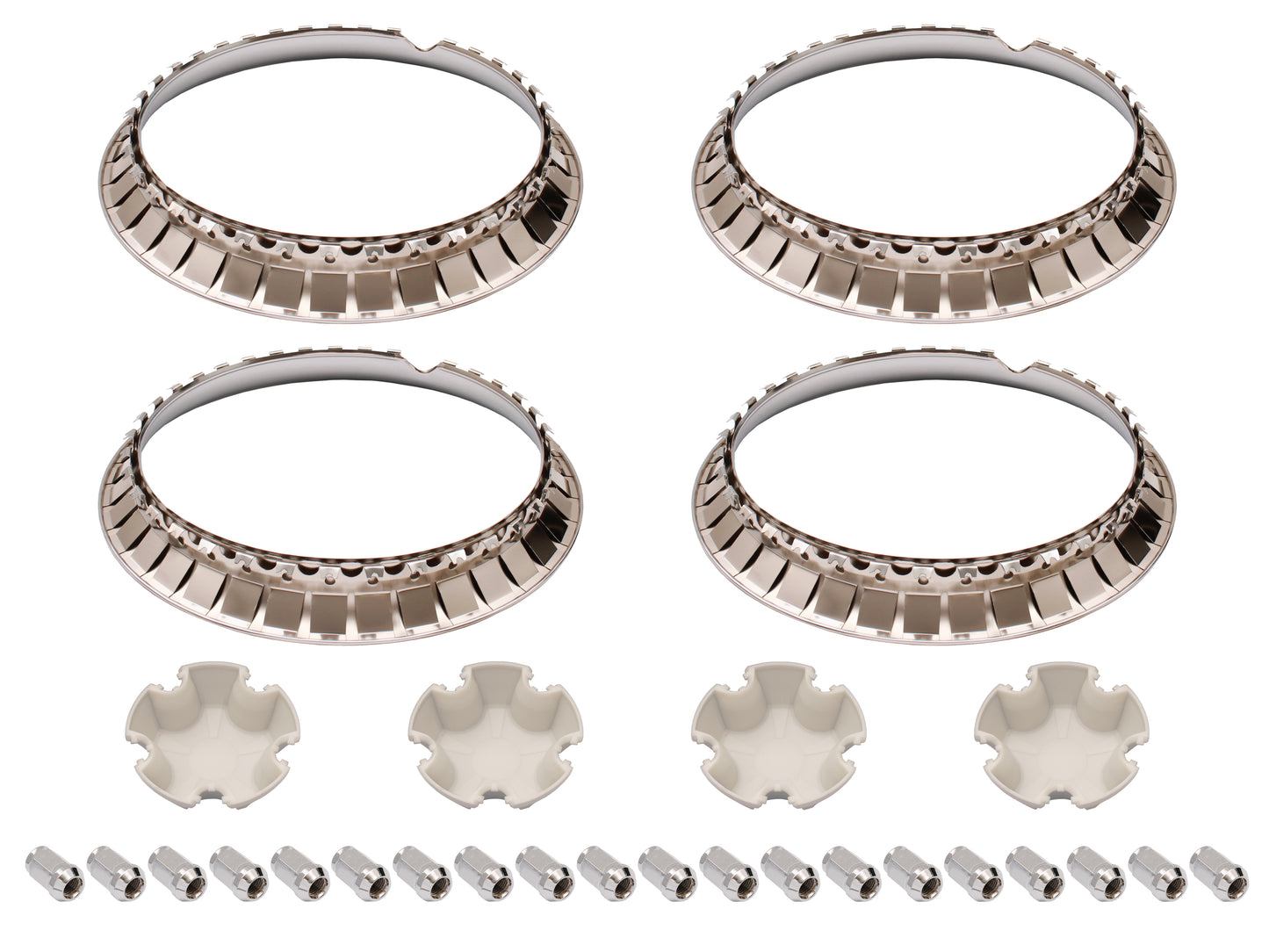 Wheel Trim Cap & Nut Kit VB VC VH VK VL VN - VZ Commodore 15" Steel Wheel (4) - WTCNVBVZ