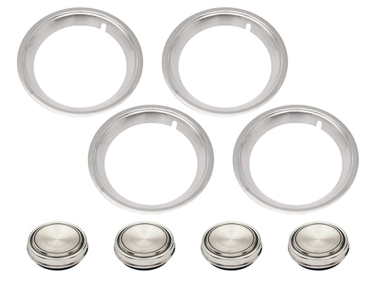 Wheel Trim & Cap Kit 5 Slot Or 12 Slot XW XY XA (4) - WTCSXWXA