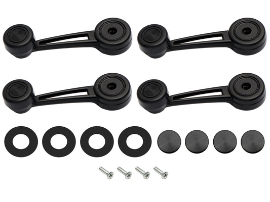 Window Winder Handle Kit Black XD XE ZJ ZK Left & Right Front Or Rear (4) - WWKXD4