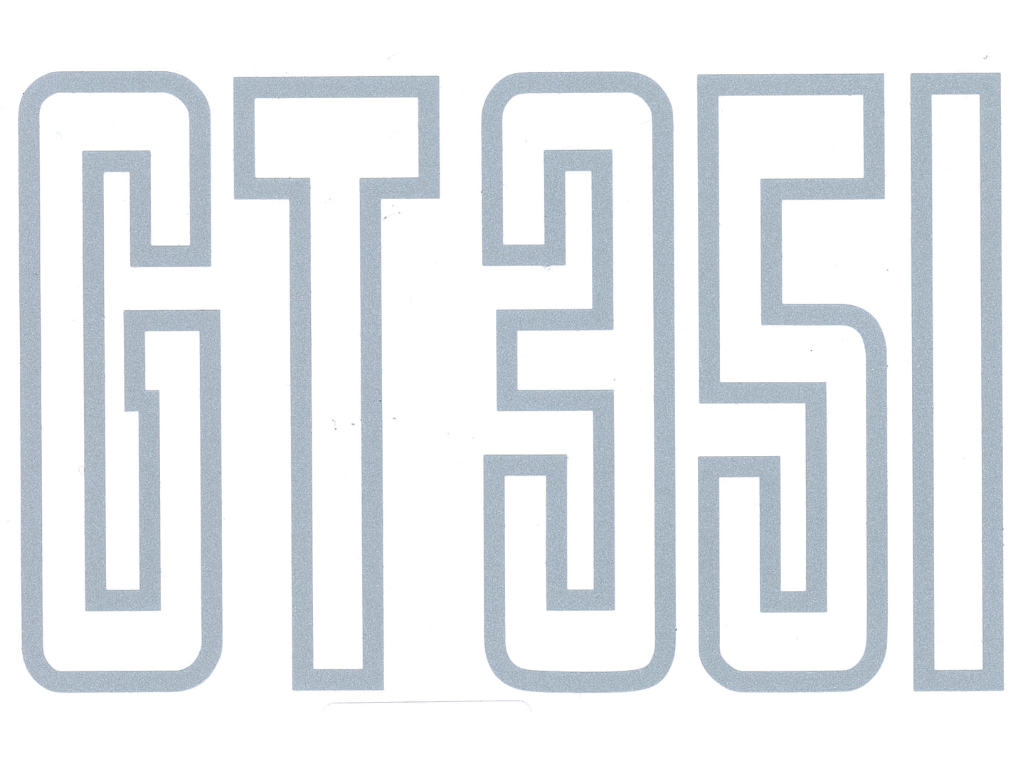 Badge Kit XB Falcon GT Coupe (Silver Lettering) - XBBK4