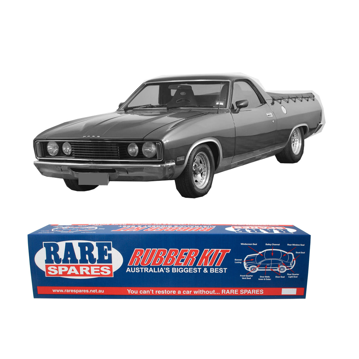 Body Rubber Kit XC Ute - XC5