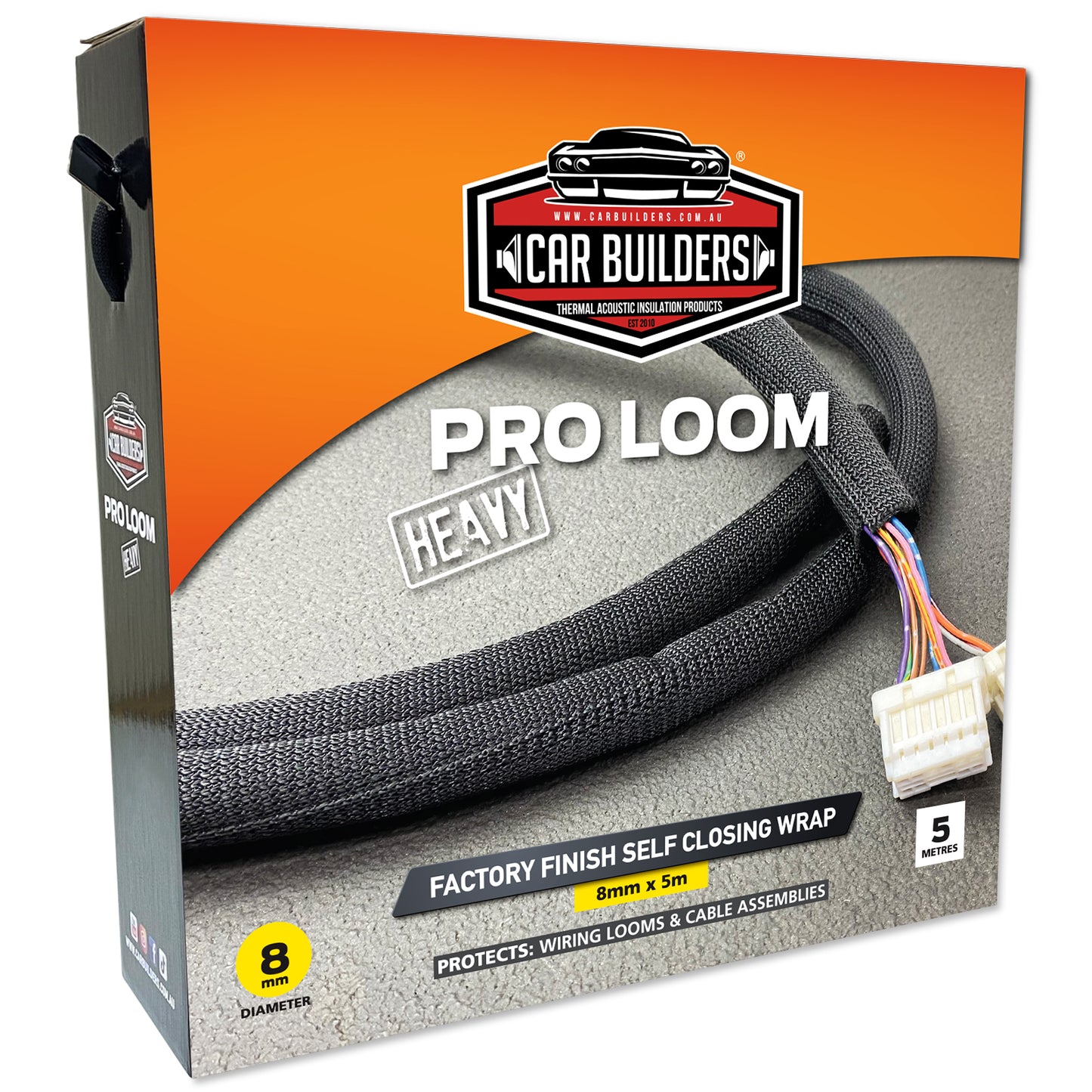 Car Builders ProLoom ‘Heavy’ Self Closing Wrap 8mm - XLOOM08