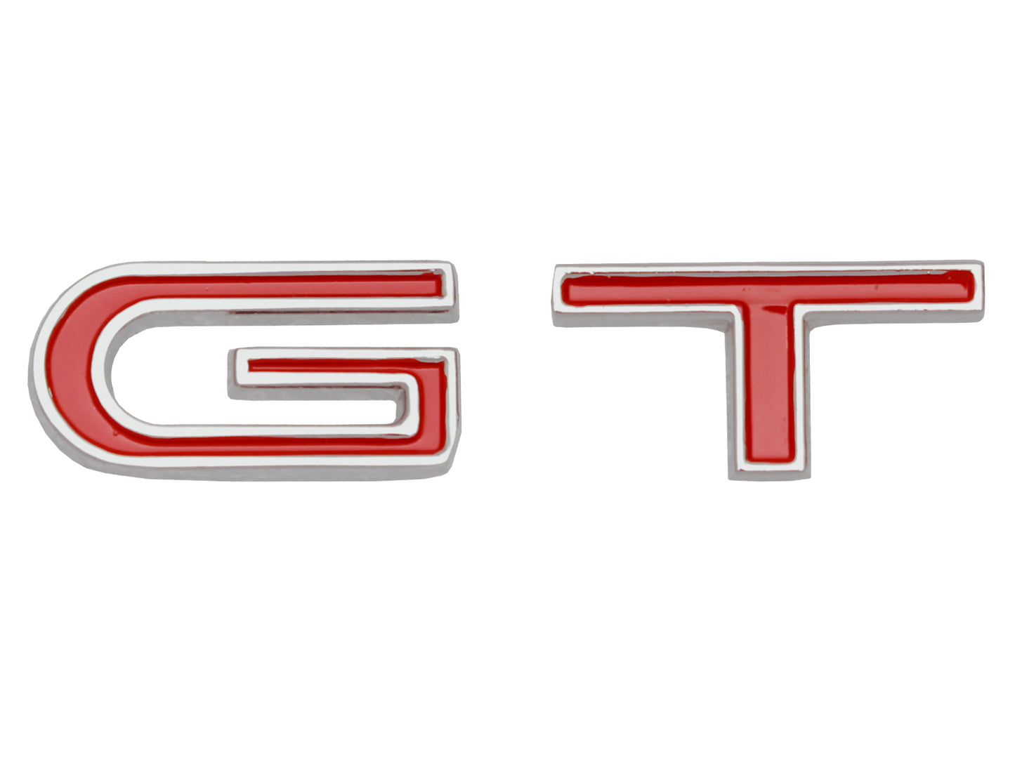 Badge "G & T" Glovebox Letters Red XT - B2048