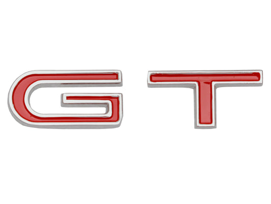 Badge "G & T" Glovebox Letters Red XT - B2048