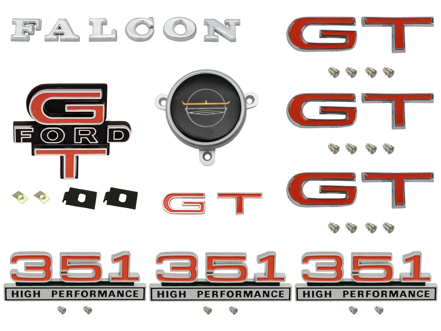 Badge Kit XW Falcon GT - XWBK1